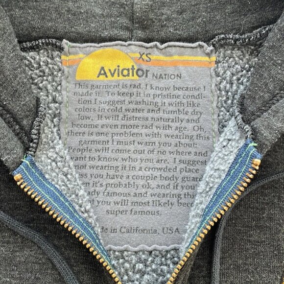 Aviator Nation Zip up Hoodie - Picture 2 of 4